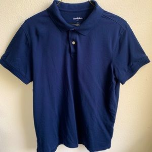 Men’s Dark Blue Polo.